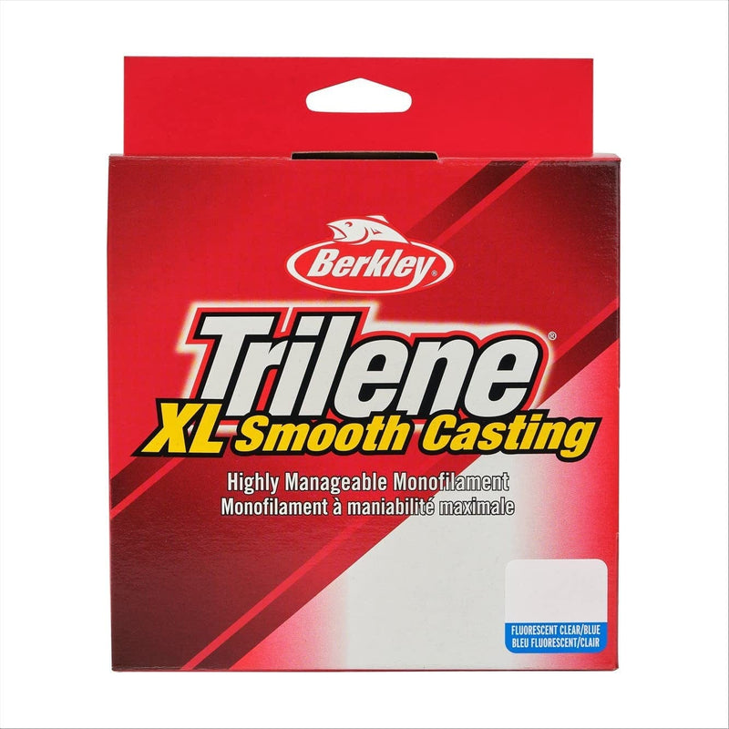 Berkley Trilene XL Monofilament Fishing Line Sporting Goods > Outdoor Recreation > Fishing > Fishing Lines & Leaders Pure Fishing Fluorescent Clear/Blue 10 Pounds 1000 Yards