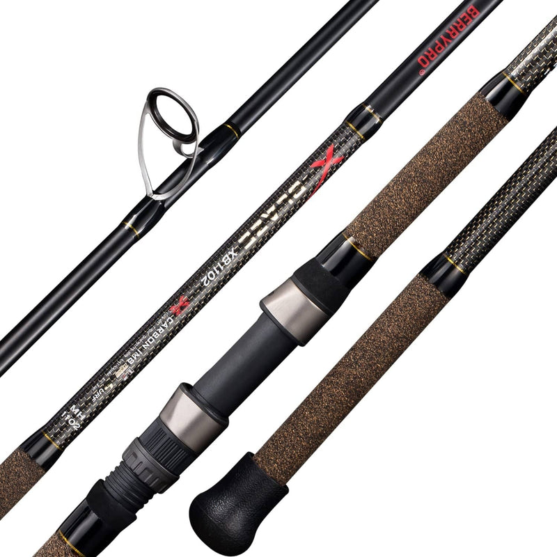 BERRYPRO Surf Rod Pure Carbon Surf Spinning Rod Graphite Surf Fishing Rod (9'/10'/11'/12') Sporting Goods > Outdoor Recreation > Fishing > Fishing Rods BERRYPRO 12'-spinning-2pc  
