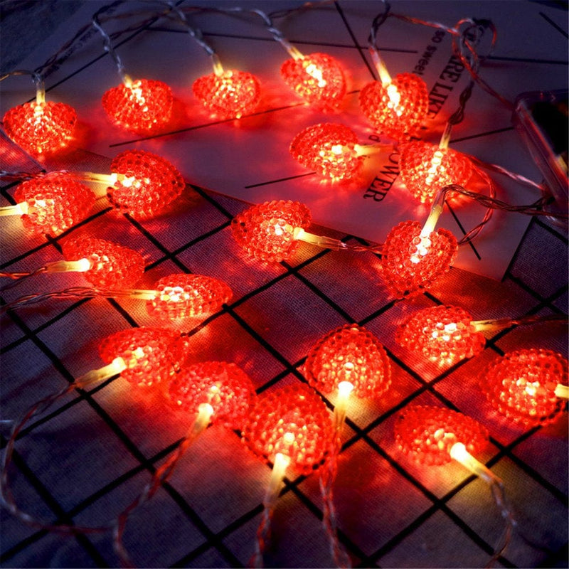 Bescita Red Love Heart Lantern Valentine'S Day Light String Small Lantern Love Lights Home & Garden > Decor > Seasonal & Holiday Decorations Bescita B  