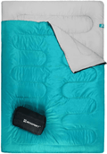 Bessport 1-2 Person Sleeping Bag, Water Repellent Camping Sleeping Bag 3 Season Warm & Cold Weather for Adults, for Hiking, Backpacking Sporting Goods > Outdoor Recreation > Camping & Hiking > Sleeping Bags Bessport Turquoise  