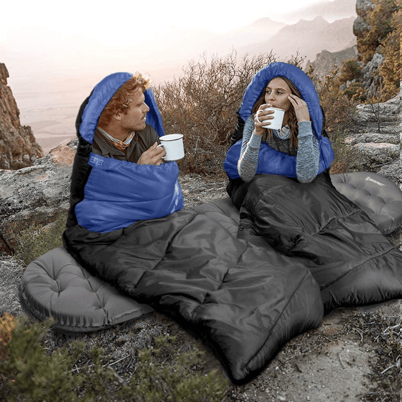 Bessport Camping Sleeping Bag - 3 Season 40℉/5℃ Lightweight Sleeping Bag Water Repellent Backpacking Sleeping Bag for Camping Backpacking Hiking  Bessport   
