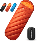 Bessport Camping Sleeping Bag 32℉/0℃ Extreme 3-4 Season Lightweight Backpacking Sleeping Bag for Hiking & Outdoor Great for Boys Girls and Adults Sporting Goods > Outdoor Recreation > Camping & Hiking > Sleeping Bags Bessport Orange  