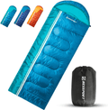 Bessport Sleeping Bag 3 Seasons Warm & Cool Weather Ultralight Backpacking Sleeping Bag for Adults and Teenagers Ideal for Hiking Camping & Outdoor Sporting Goods > Outdoor Recreation > Camping & Hiking > Sleeping Bags Bessport Light Blue  