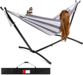 Best Choice Products 2-Person Indoor Outdoor Brazilian-Style Cotton Double Hammock Bed w/Carrying Bag, Steel Stand, Ocean Home & Garden > Lawn & Garden > Outdoor Living > Hammocks Best Choice Products Steel  