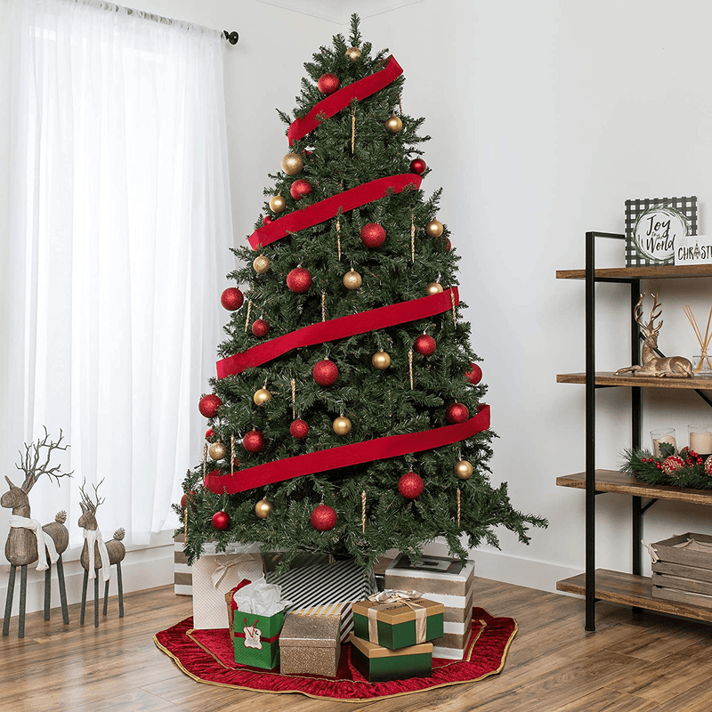Best Choice Products 7.5ft Hinged Douglas Full Fir Artificial Christmas Tree Holiday Decoration w/ 2,254 Branch Tips, Easy Assembly, Foldable Metal Stand, Green Home & Garden > Decor > Seasonal & Holiday Decorations > Christmas Tree Stands Best Choice Products   