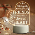 Best Friend Night Light Gifts - Long Distance Friendship Gifts for BFF, Bestfriend, Besties - Birthday Gift, Graduation Gifts, Going Away Gifts, Housewarming Gift, USB Powered Acrylic Night Light Home & Garden > Lighting > Night Lights & Ambient Lighting LDFYUS To Friend-Heart  