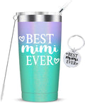 Best Nana Ever-Grandma Mug Gifts from Grandchildren Grandkids Mothers Day Birthday Christmas Gifts for New Nana,Grandma to Be,Grandmother Insulated Stainless Steel Cup with Lid 20 Ounce Rose Gold Home & Garden > Kitchen & Dining > Tableware > Drinkware KOOLDRINK best mimi ever (Multi)  