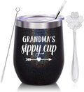 Best Nana Ever-Grandma Mug Gifts from Grandchildren Grandkids Mothers Day Birthday Christmas Gifts for New Nana,Grandma to Be,Grandmother Insulated Stainless Steel Cup with Lid 20 Ounce Rose Gold Home & Garden > Kitchen & Dining > Tableware > Drinkware KOOLDRINK grandma sippy cup(Glitter grey)  