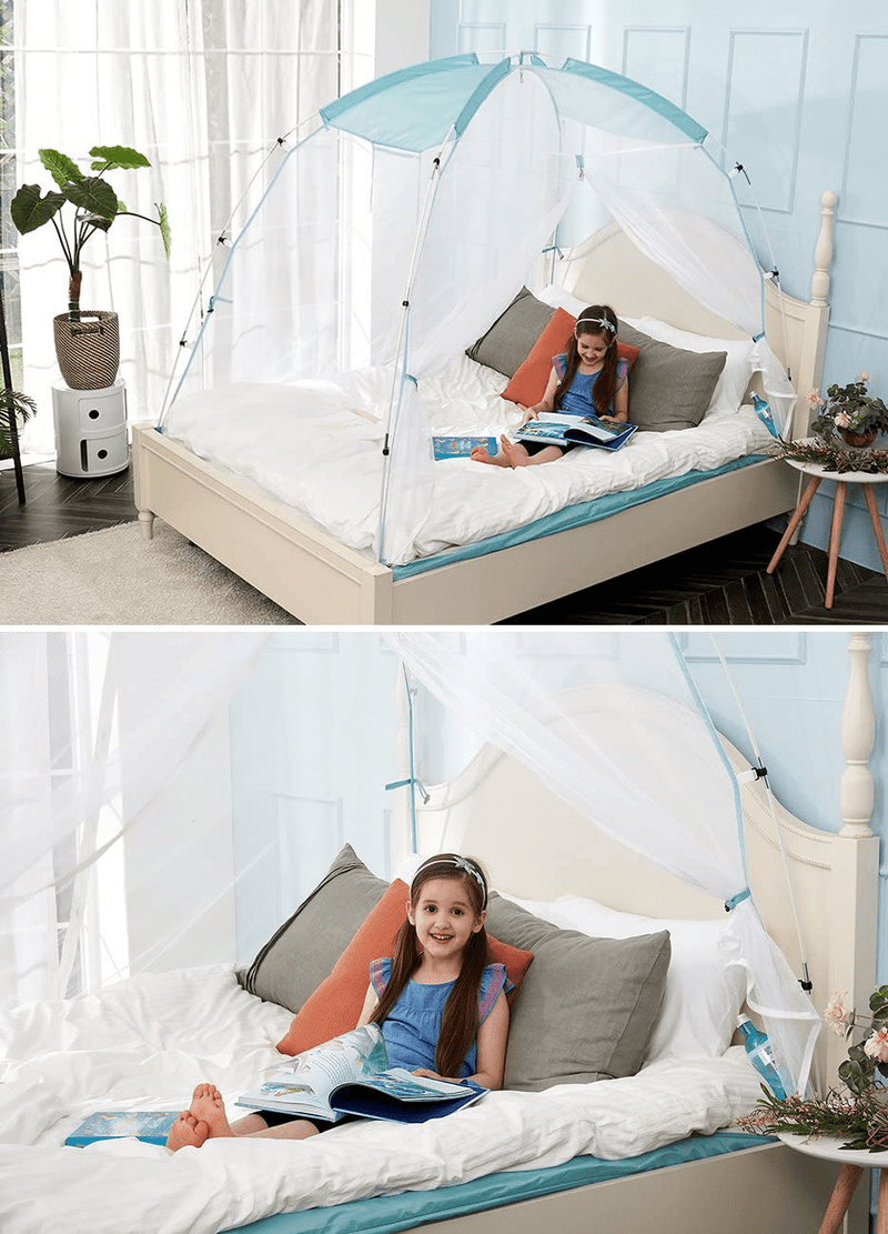 BESTEN Mosquito Net Tent with Sturdy Poles for Bed and Floor Easy Set up and Portable (Full/Queen) Sporting Goods > Outdoor Recreation > Camping & Hiking > Mosquito Nets & Insect Screens BESTEN   