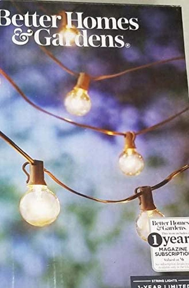 Better Home & Gardens Warm White Clear Glass Globe String Lights Home & Garden > Lighting > Light Ropes & Strings Better Home & Gardens   