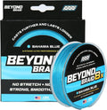 Beyond Braid Braided Fishing Line - Abrasion Resistant - No Stretch - Super Strong -Blue Camo, Moss Camo, White, Green, Pink, Blue, 4 Strand 8 Strand Sporting Goods > Outdoor Recreation > Fishing > Fishing Lines & Leaders Beyond Braid Bahama Blue 8X 20LB (2000 Yards) 