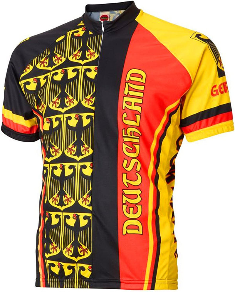 World Jerseys Germany Deutschland Cycling Jersey Sporting Goods > Outdoor Recreation > Cycling > Cycling Apparel & Accessories World Jerseys Large  