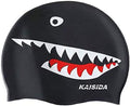 KAISIDA Silicone Swimming Cap, Swim Caps Bathing Cap to Keep Your Hair Dry Fit for Men & Women Adult Youth Sporting Goods > Outdoor Recreation > Boating & Water Sports > Swimming > Swim Caps KAISIDA Black  
