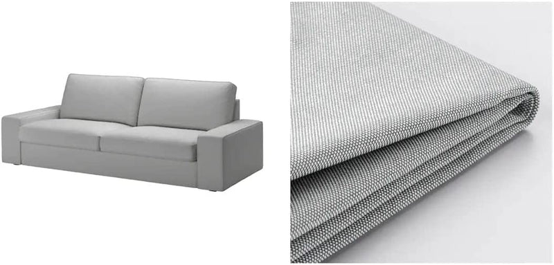 Kivik Cover - Slipcover Only (Hillared Beige, Loveseat) (Cover Only) Home & Garden > Decor > Chair & Sofa Cushions Generic Orrsta Light Gray Sofa 