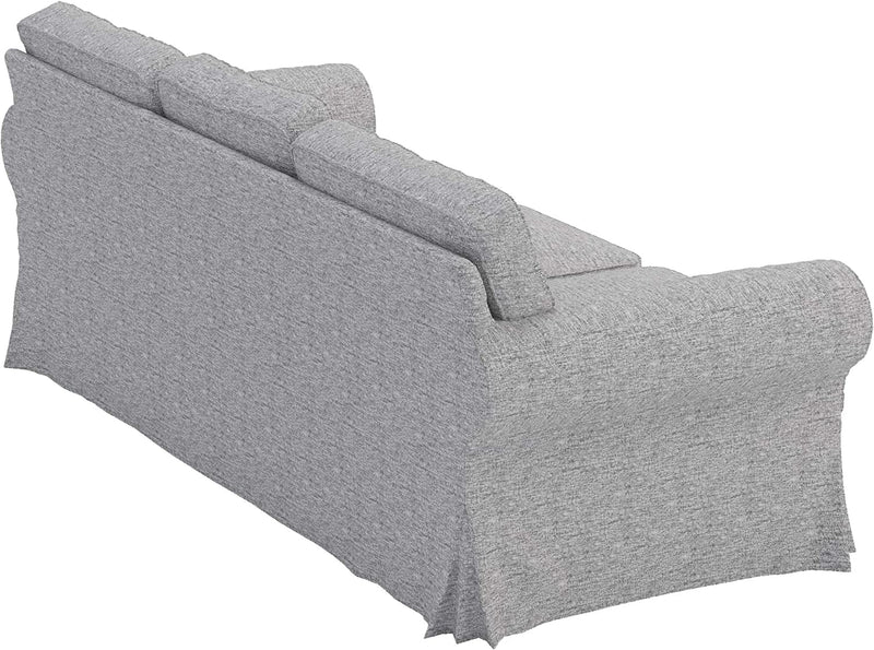 Ektorp 3 Seat Sofa Cover Replacement Is Custom Made Slipcover for IKEA Ektorp Sofa Cover (Polyester Flax)
