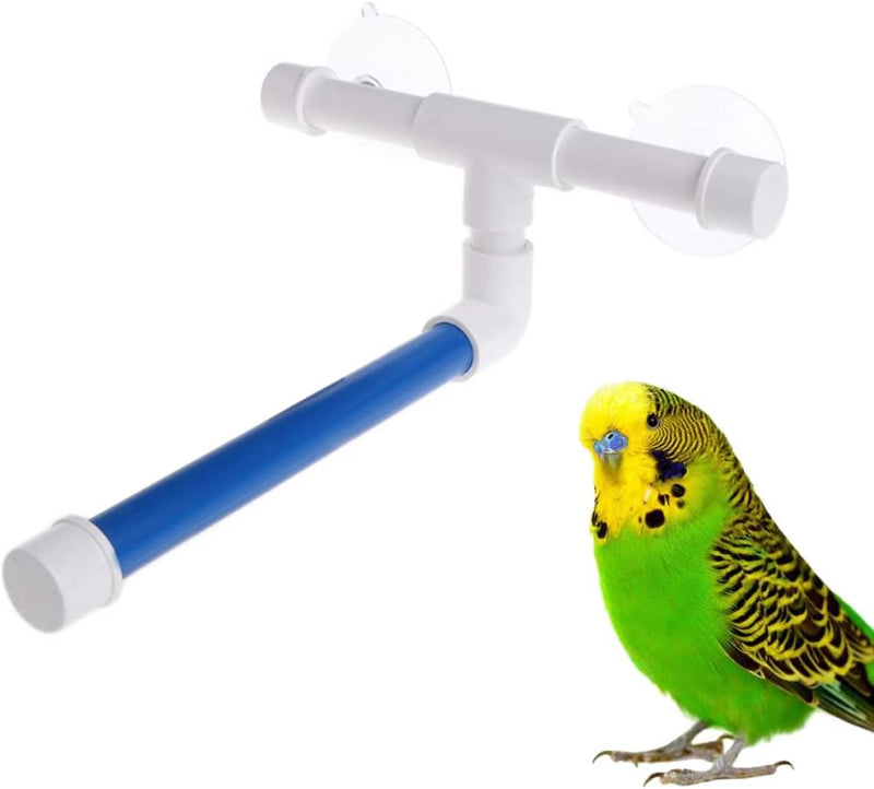 POPETPOP Holder Wall for Stand Perches Toy Suction Parrot Toy- Shower Rack Bird Practical Bath Portable Window Grinding Perch Cup Paw Animals & Pet Supplies > Pet Supplies > Bird Supplies POPETPOP   