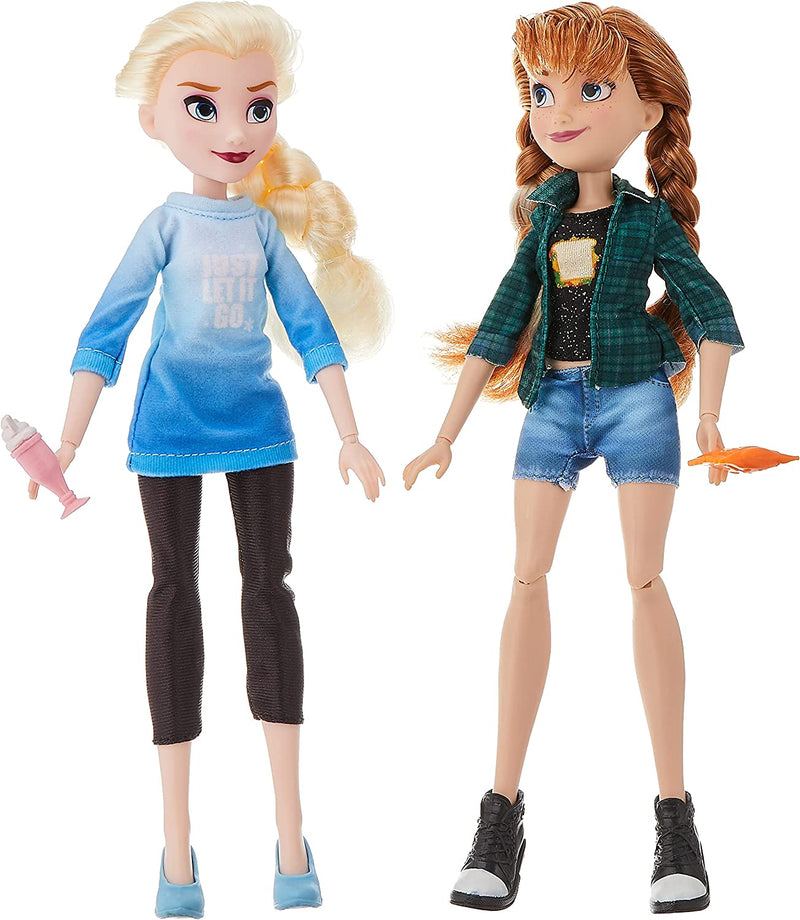 Disney Princess Ralph Breaks the Internet Movie Dolls, Elsa & Anna Dolls with Comfy Clothes & Accessories Sporting Goods > Outdoor Recreation > Winter Sports & Activities Hasbro   