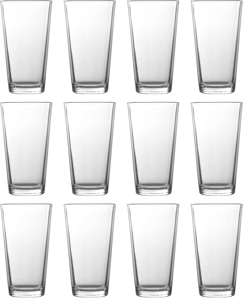 Fortessa Basics Barca Everyday 12 Pack Set Glassware Kitchen and Barware Great For: Beer, Cocktails, Water, Juice, Iced Tea, Soft Drinks., Pint/Mixing Glass, 17 Ounce Home & Garden > Kitchen & Dining > Tableware > Drinkware Fortessa   