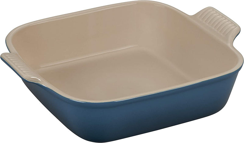 Le Creuset Stoneware Heritage Square Dish, 3 Qt. (9"), Deep Teal Home & Garden > Kitchen & Dining > Cookware & Bakeware Le Creuset Deep Teal  