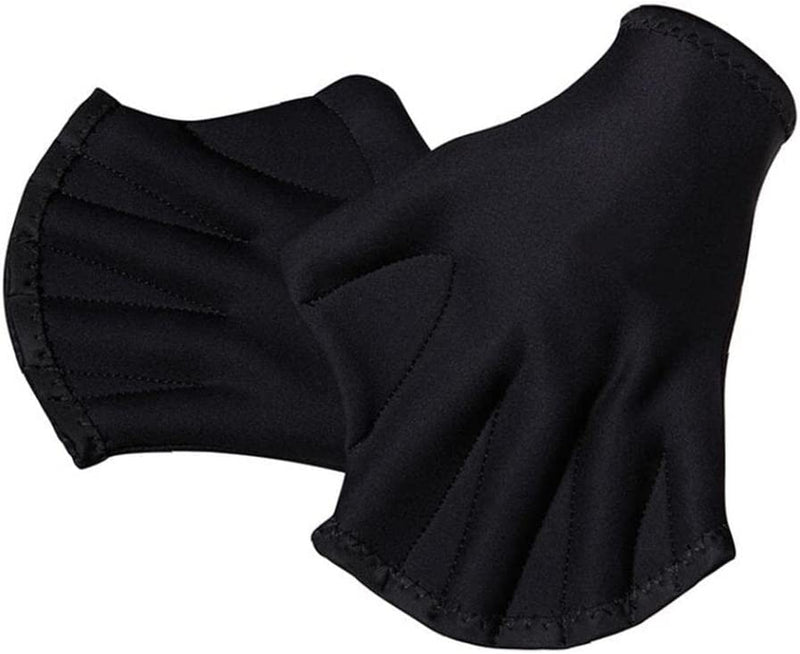 Swimming Webbed Gloves 1 Pair Elastic Duck Web Hand Wear Surfing Sports Hand Fins Training Paddles Diving Hand Equipment Sporting Goods > Outdoor Recreation > Boating & Water Sports > Swimming > Swim Gloves Froiny   