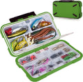 Goture Plastic Storage Organizer Box, Portable Tackle Storage Adjustable Divider Removable Compartment with Handle, Box Organizer for Fishing Storage Orange Sporting Goods > Outdoor Recreation > Fishing > Fishing Tackle GOTURE Green Kits SMALL(Size: 7.8'' L X 4.2'' W X 1.8'' H)  