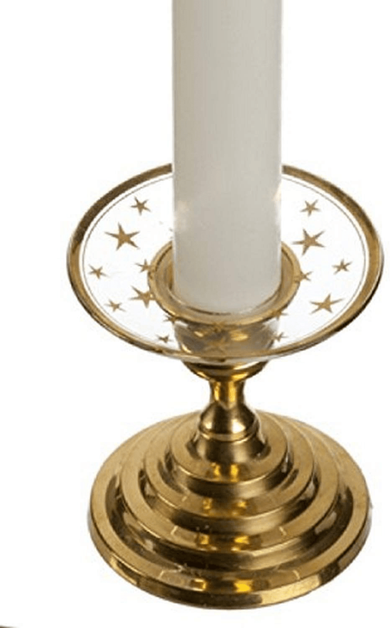 Biedermann & Sons Glass Bobeches, Clear, 12-Count Home & Garden > Decor > Home Fragrance Accessories > Candle Holders Biedermann & Sons Gold Stars, Clear  