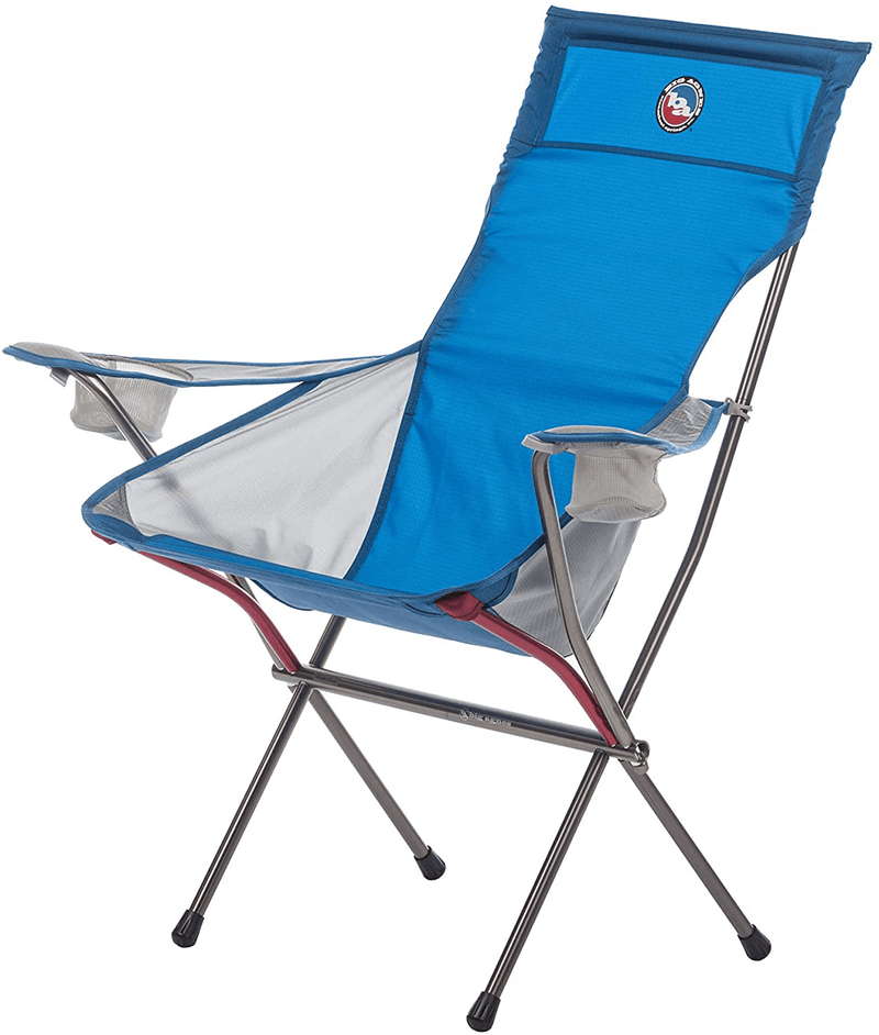 Big Agnes Big Six Armchair - High & Wide Luxury Camp Chair Sporting Goods > Outdoor Recreation > Camping & Hiking > Camp Furniture Big Agnes Blue/Gray  