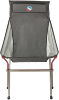 Big Agnes Big Six Camp Chair - High & Wide Camping Chair with Aircraft Aluminum Frame Sporting Goods > Outdoor Recreation > Camping & Hiking > Camp Furniture Big Agnes Asphalt/Gray  