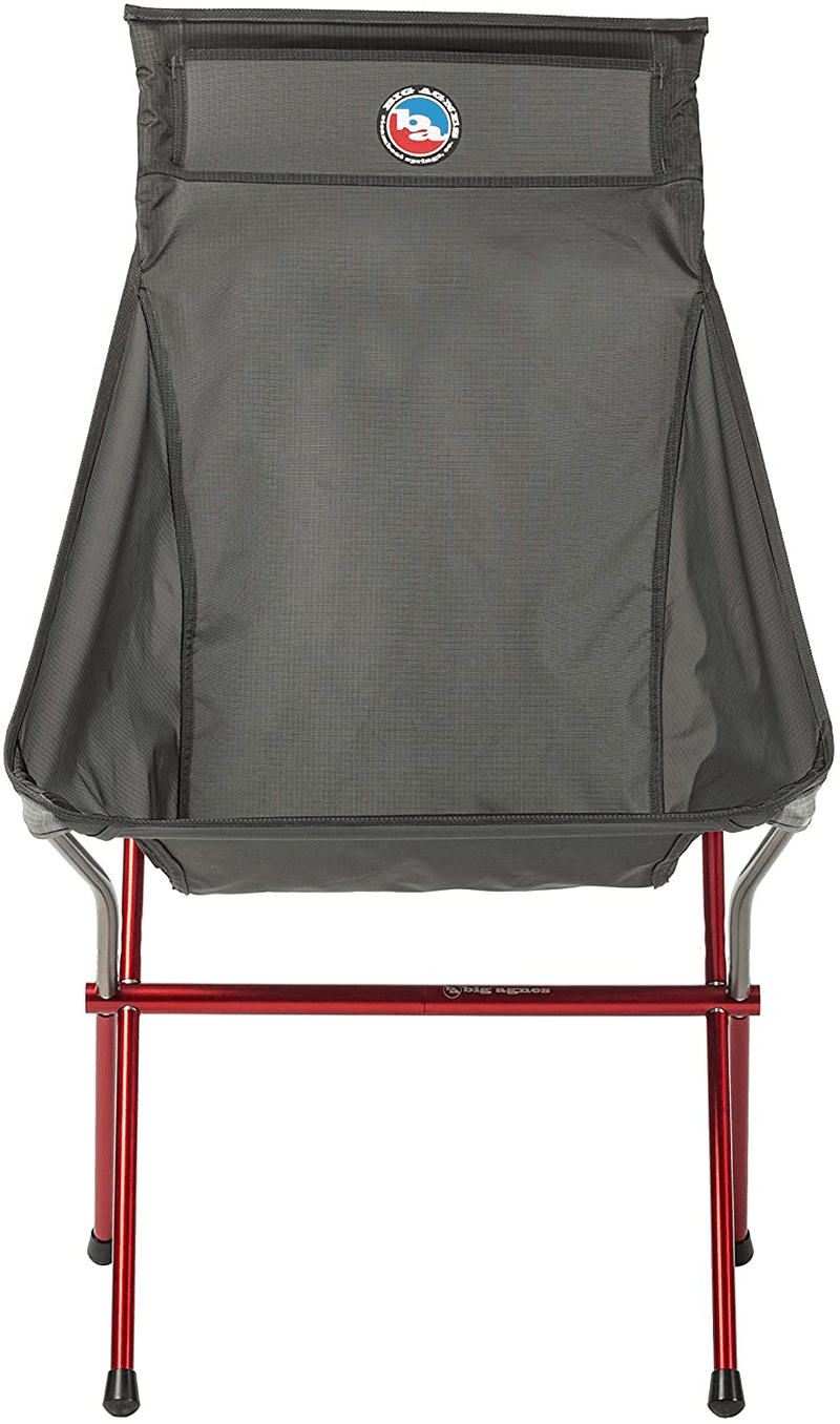 Big Agnes Big Six Camp Chair - High & Wide Camping Chair with Aircraft Aluminum Frame Sporting Goods > Outdoor Recreation > Camping & Hiking > Camp Furniture Big Agnes Asphalt  