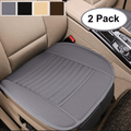 Big Ant 2 Pack Car Seat Cushions Interior Seat Covers Cushion Pad Mat for Auto Supplies Office Chair with Breathable PU Leather(Gray) Vehicles & Parts > Vehicle Parts & Accessories > Motor Vehicle Parts > Motor Vehicle Seating Big Ant Gray  