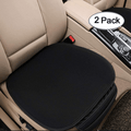 Big Ant 2 Pack Car Seat Cushions Interior Seat Covers Cushion Pad Mat for Auto Supplies Office Chair with Breathable PU Leather(Gray) Vehicles & Parts > Vehicle Parts & Accessories > Motor Vehicle Parts > Motor Vehicle Seating Big Ant Black Seat Cushion 2pcs  