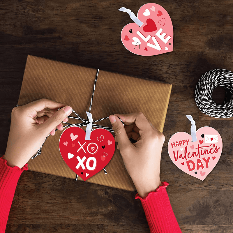 Big Dot of Happiness Happy Valentine’S Day - Valentine Hearts Decorations - Tree Ornaments - Set of 12