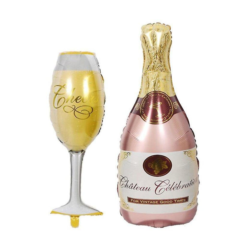 Big Helium Balloon Champagne Goblet Balloon Wedding Birthday Party Decorations Adult Kids Ballons Event Party Supplies(Set 6) Arts & Entertainment > Party & Celebration > Party Supplies KOL DEALS   
