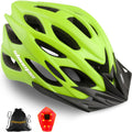 Bike Helmet, Shinmax Bicycle Helmet with Rear Light and Detachable Visor,Lightweight Bike Helmet for Men Women Size Adjustable Cycling Helmet CPSC Certificated Helmet for Adults Youth Road Bike Helmet Sporting Goods > Outdoor Recreation > Cycling > Cycling Apparel & Accessories > Bicycle Helmets Shinmax green  