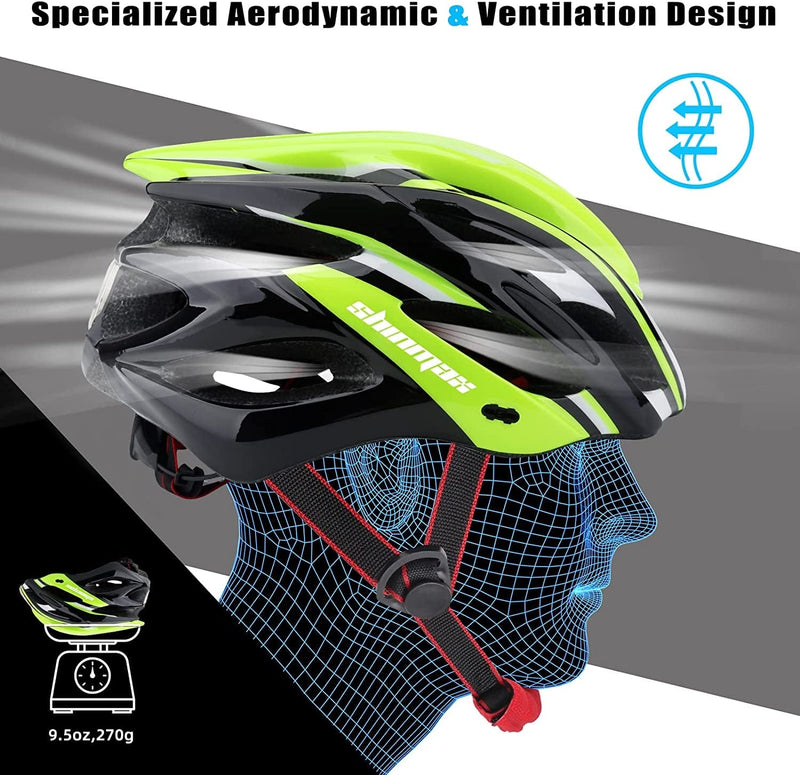 Bike Helmet, Shinmax Bicycle Helmet with Rear Light and Detachable Visor,Lightweight Bike Helmet for Men Women Size Adjustable Cycling Helmet CPSC Certificated Helmet for Adults Youth Road Bike Helmet Sporting Goods > Outdoor Recreation > Cycling > Cycling Apparel & Accessories > Bicycle Helmets Shinmax   