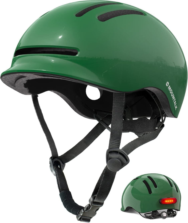 Bike Helmets for Adults Men Women,Mens/Womens Bicycle Helmet with Magnetic Light,Youth Boys/Girls Helmet, Kids Helmets for 6 Years+ Sporting Goods > Outdoor Recreation > Cycling > Cycling Apparel & Accessories > Bicycle Helmets MOUNTALK Shiny Green Small 
