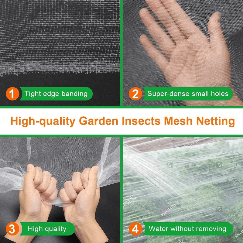 BILIENTE Garden Netting Fine Mesh,Mosquito Netting, Garden Insect Screen (8.2Ft32.8Ft) Plant Covers for Protect Vegetable Plants Fruits Flowers Crops Sporting Goods > Outdoor Recreation > Camping & Hiking > Mosquito Nets & Insect Screens BILIENTE   