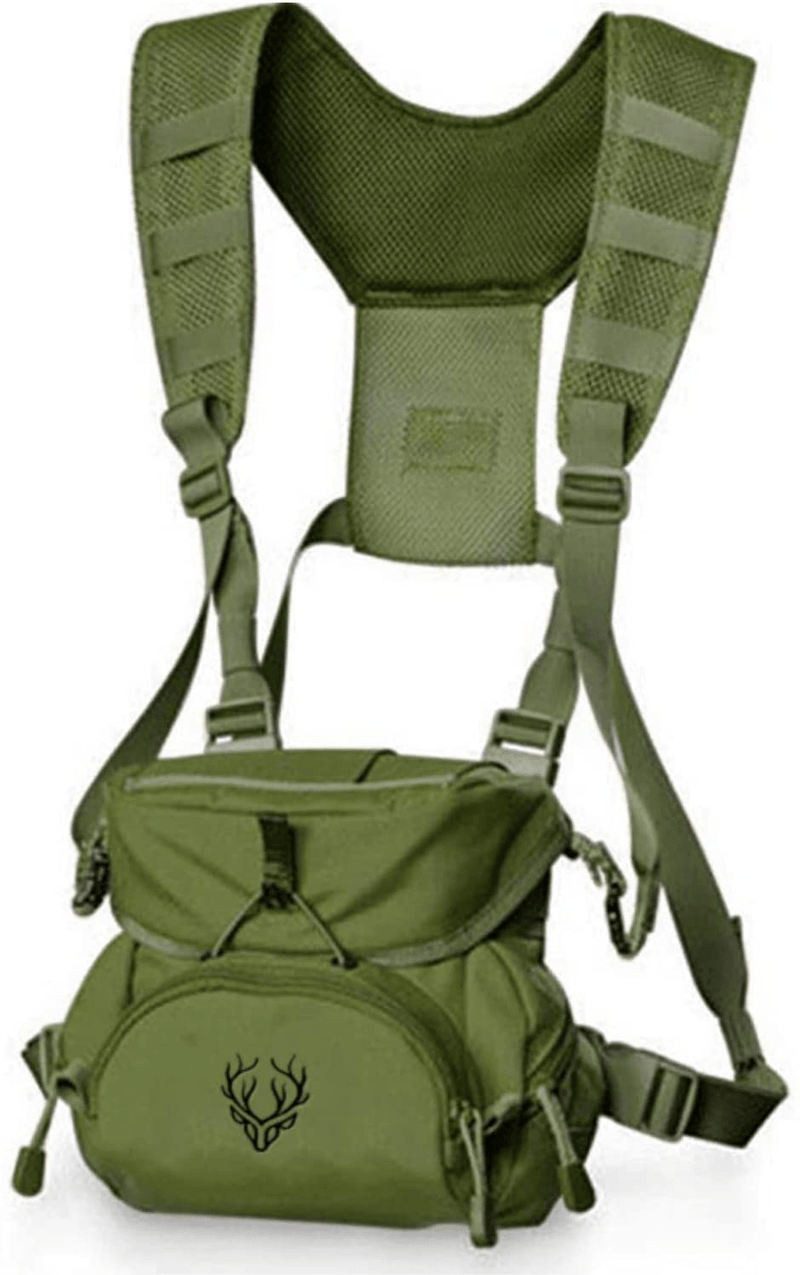 Binocular Harness Chest Pack for Men and Women - Our Bino Harness and case is Great for Hunting, Hiking, and Shooting - Bino Straps Secure Your Binoculars - Holds rangefinders, Phones, Bullets, ect  Boundless Performance Default Title  