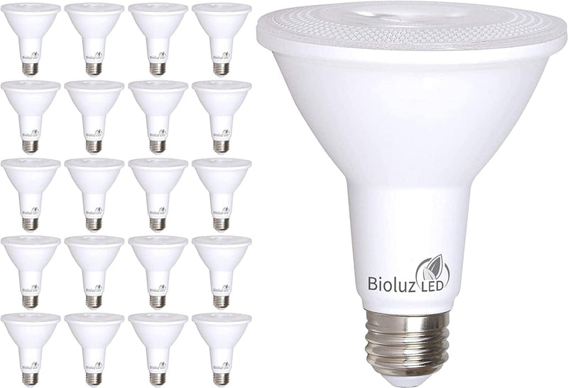 Bioluz LED 4 Pack PAR38 LED Bulb 90 CRI 12W = 100-120 Watt Replacement Soft White 3000K Indoor/Outdoor Dimmable UL Listed Title 20 High Efficacy Lighting Home & Garden > Lighting > Flood & Spot Lights Bioluz LED 5000k Cool White 20 Count (Pack of 1) 