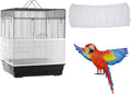 Bird Cage Seed Catcher, Airy Gauze Seeds Bird Cage Cover Guard Dust-Proof Universal Birdcage Accessories Parrot Bird Nylon Mesh Net Cover Stretchy Shell Skirt Traps Cage Basket (L, White) Animals & Pet Supplies > Pet Supplies > Bird Supplies > Bird Cages & Stands ISMARTEN White XL 