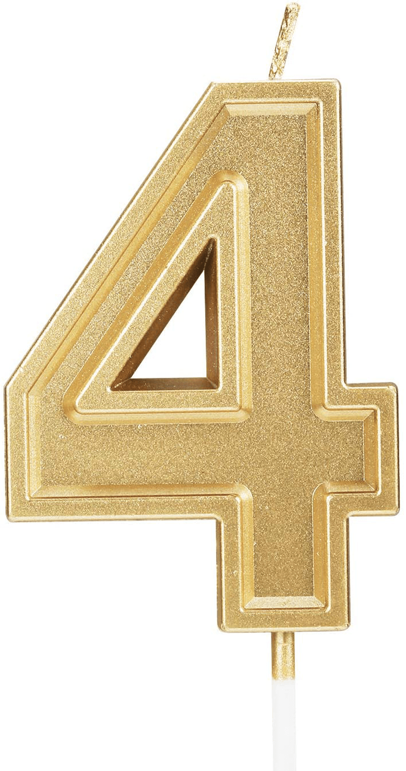 Birthday Candle Numbers Red Glitter Happy Birthday Numeral for Weddings, Reunions, Theme Party Perfect Baby’s Pet’s Birthday Cake Candle (Red, 7) Home & Garden > Decor > Home Fragrances > Candles Pfizermay Gold 4 