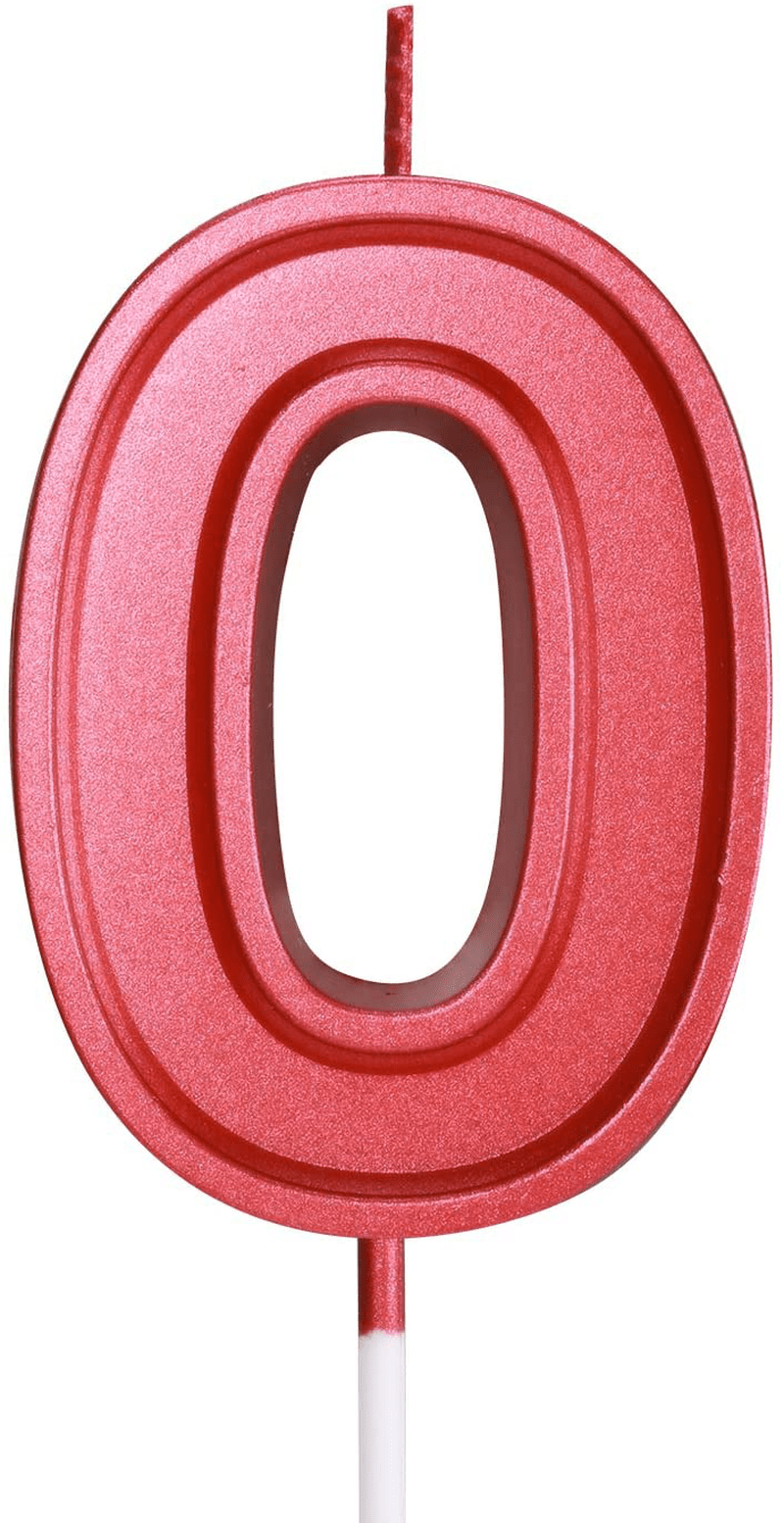 Birthday Candle Numbers Red Glitter Happy Birthday Numeral for Weddings, Reunions, Theme Party Perfect Baby’s Pet’s Birthday Cake Candle (Red, 7) Home & Garden > Decor > Home Fragrances > Candles Pfizermay Red 0 