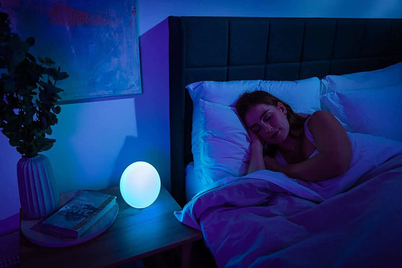 Blisslights Blissradia - Smart LED Entertainment Lamp and Night Light with 16 Million Colors + Color Shifting Scenes, Compatible with Alexa and Google Home
