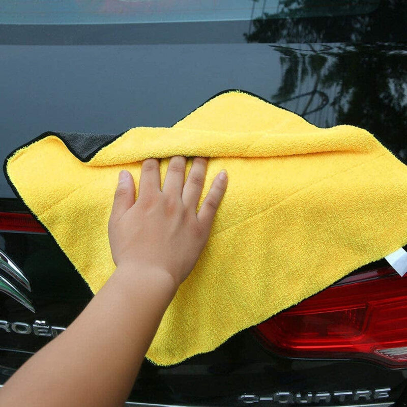 Bluelans Microfibre Cloth Cleaning Cloth Large Super Soft Premium Washable Cloth Duster for Car Motorbike Domestic Appliances, Water Absorption Car Auto Vehicle Washing Cloth Towel Cleaning Cloths 30 Home & Garden > Household Supplies > Household Cleaning Supplies Bluelans   