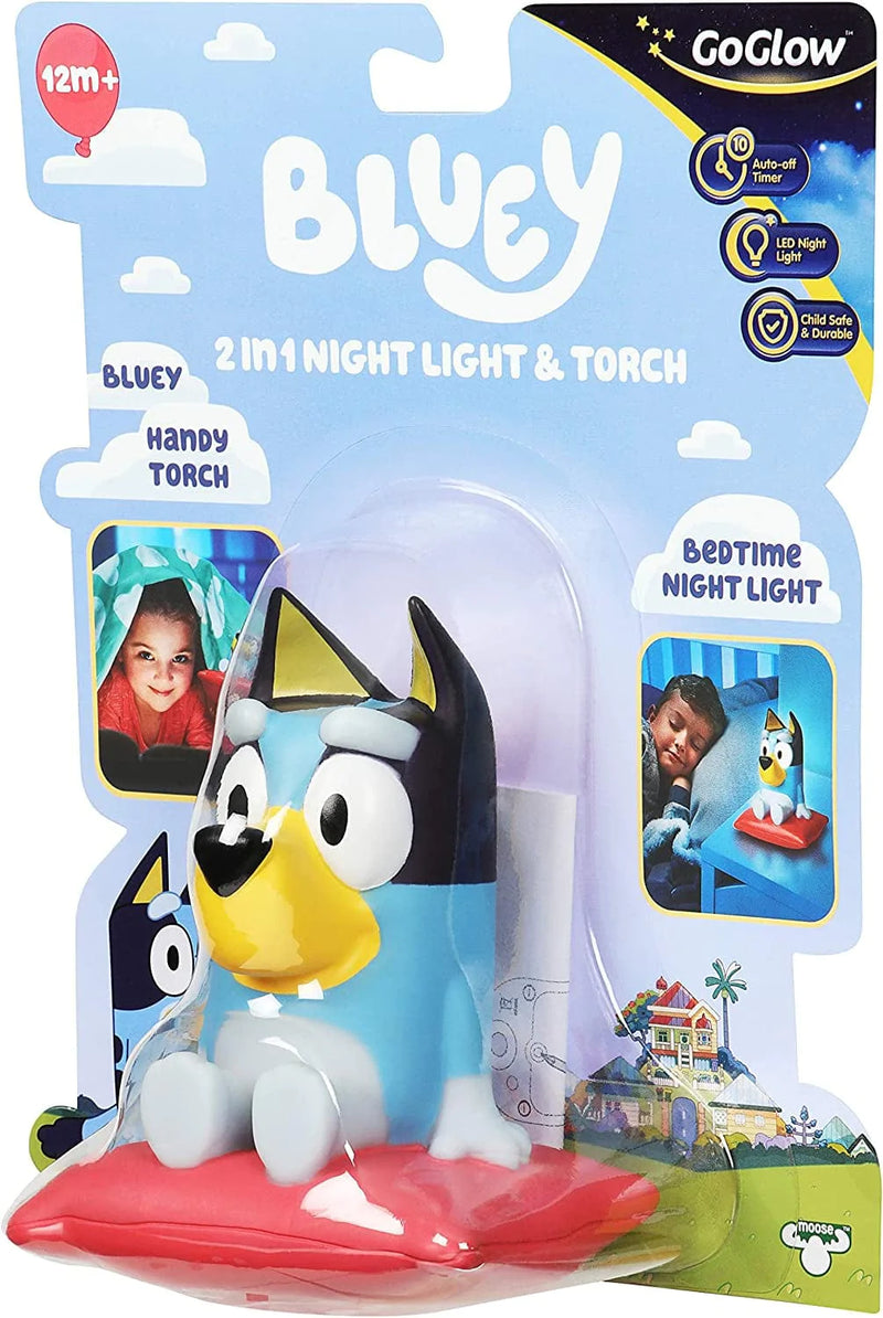 Bluey 2 in 1 Bedtime Night Light and Handy Flashlight - LED Night Light with Auto-Off Timer Home & Garden > Lighting > Night Lights & Ambient Lighting Bluey   