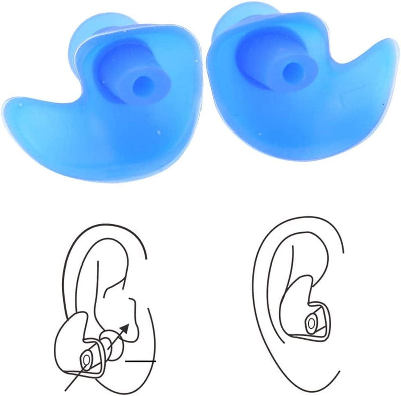 Bnineteenteam 6 Pair Silicone Swimming Ear Plugs,Waterproof Ear Plugs for Swimming,Showering,Sleeping Sporting Goods > Outdoor Recreation > Boating & Water Sports > Swimming Bnineteenteam   