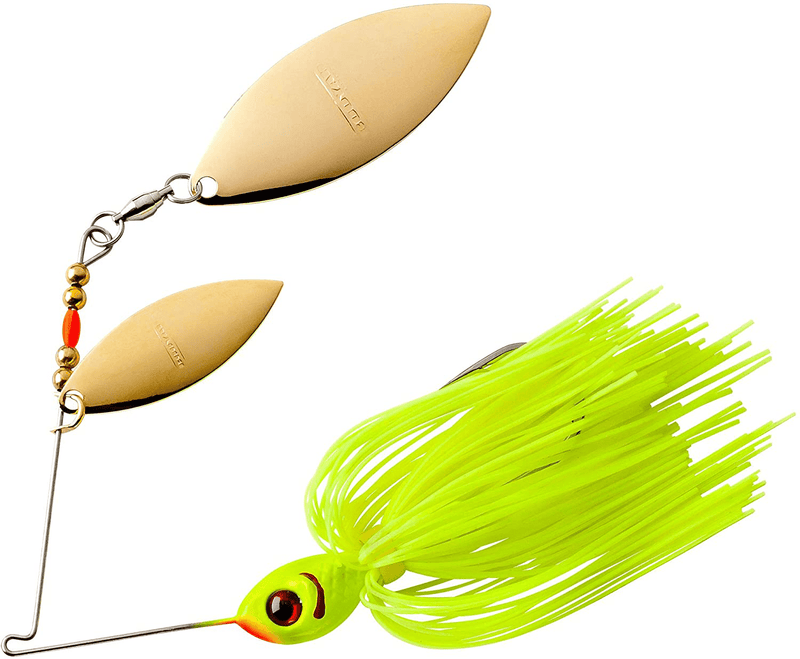 Booyah Blade Spinner-Bait Bass Fishing Lure Sporting Goods > Outdoor Recreation > Fishing > Fishing Tackle > Fishing Baits & Lures BOOYAH Chartreuse Double Willow (1/2 oz) 