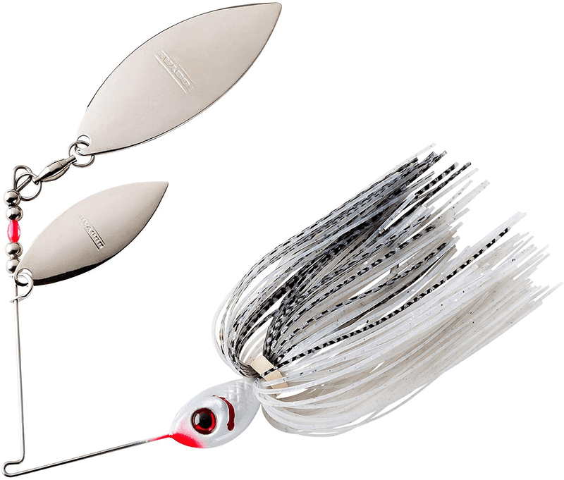 Booyah Blade Spinner-Bait Bass Fishing Lure Sporting Goods > Outdoor Recreation > Fishing > Fishing Tackle > Fishing Baits & Lures BOOYAH Silver Shad Double Willow (3/8 oz) 