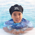 BRDLOCK Swim Cap Kids Extra Large Swim Cap for Braids and Dreadlocks Waterproof Silicone Swimming Caps for Girls Boys Children Youth Teen Large Swim Hat for Long Hair Thick Curly Hair Weavs Afro Hair Sporting Goods > Outdoor Recreation > Boating & Water Sports > Swimming > Swim Caps BRDLOCK Black Max 