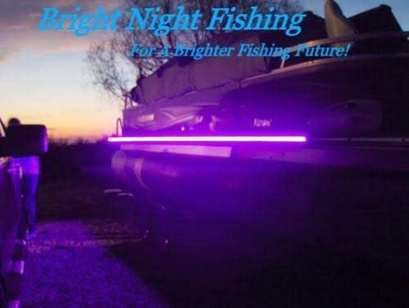 Bright Night Fishing 16Ft UV Boat Light Black LED Fluorescent Line Glow Ultraviolet 12V Night Fishing Bass Home & Garden > Pool & Spa > Pool & Spa Accessories Bright Night Fishing   